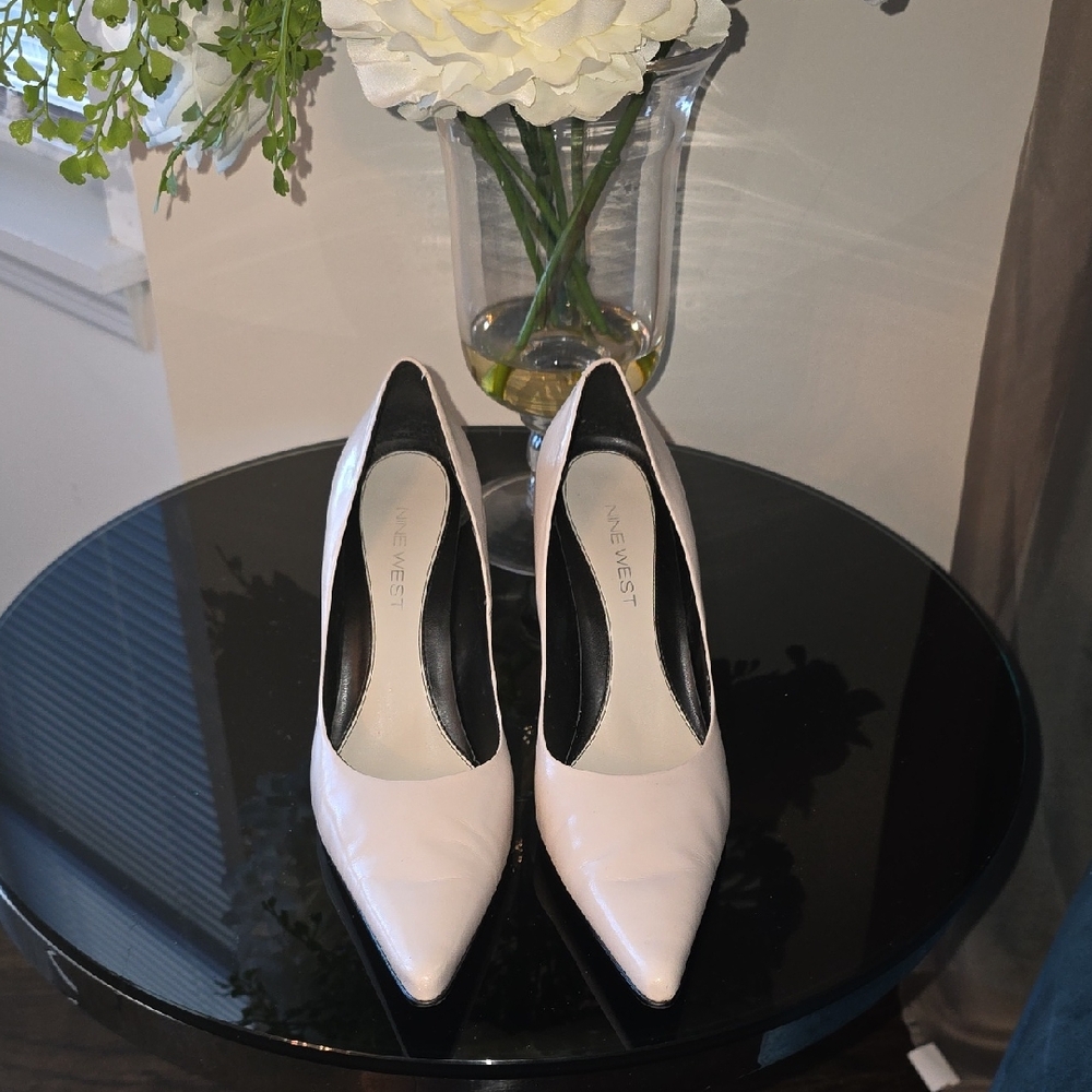 Nine West Women's Cream Heels